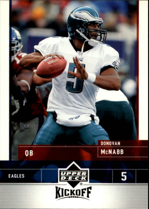 2005 Kickoff (Upper Deck) Football "Main Set" Cards - Picture 40 of 77