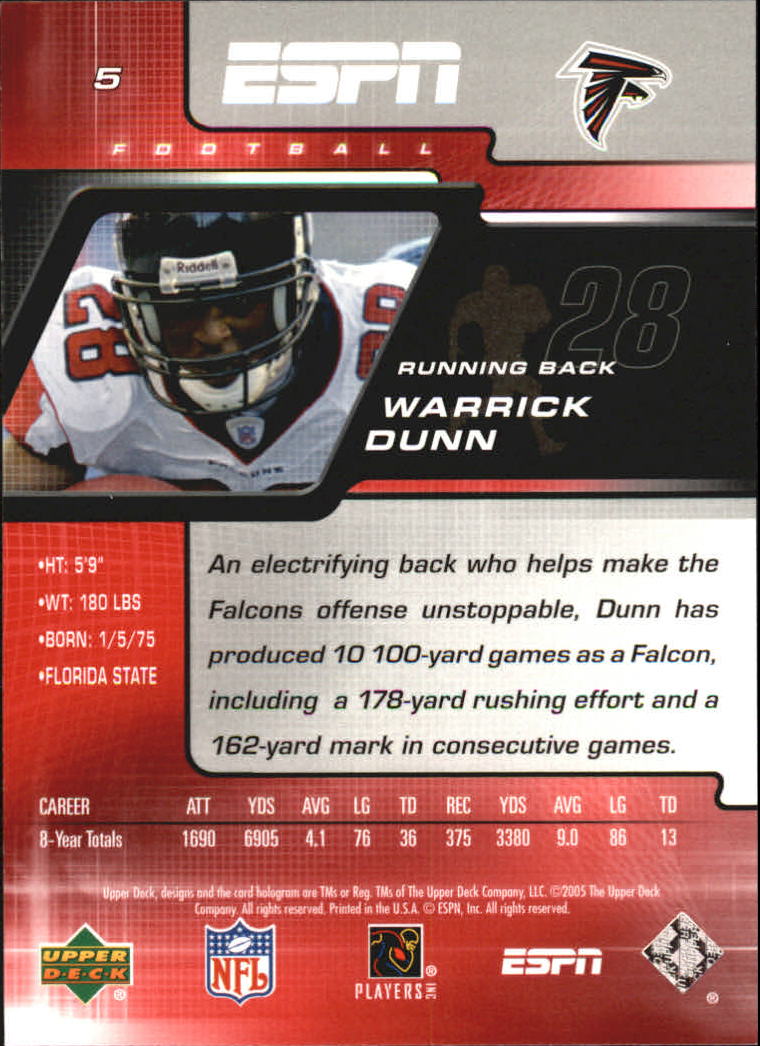 A8528- Upper Deck ESPN Football #s 1-156 +Inserts -You Pick- 15+ FREE US SHIP - Picture 5 of 221