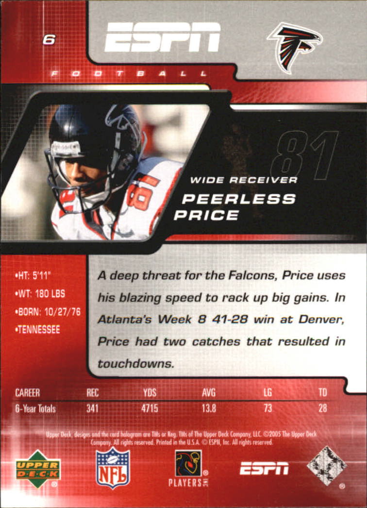 A8528- Upper Deck ESPN Football #s 1-156 +Inserts -You Pick- 15+ FREE US SHIP - Picture 7 of 221