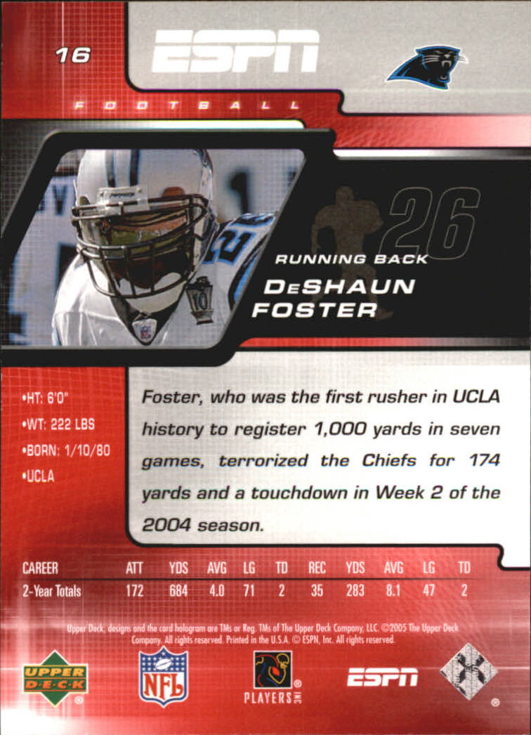 A8528- Upper Deck ESPN Football #s 1-156 +Inserts -You Pick- 15+ FREE US SHIP - Picture 27 of 221