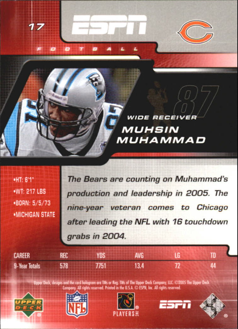 A8528- Upper Deck ESPN Football #s 1-156 +Inserts -You Pick- 15+ FREE US SHIP - Picture 29 of 221