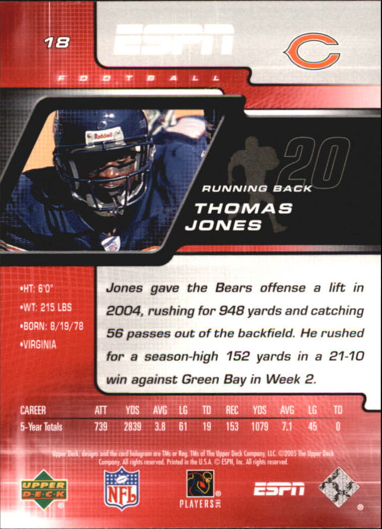 A8528- Upper Deck ESPN Football #s 1-156 +Inserts -You Pick- 15+ FREE US SHIP - Picture 31 of 221