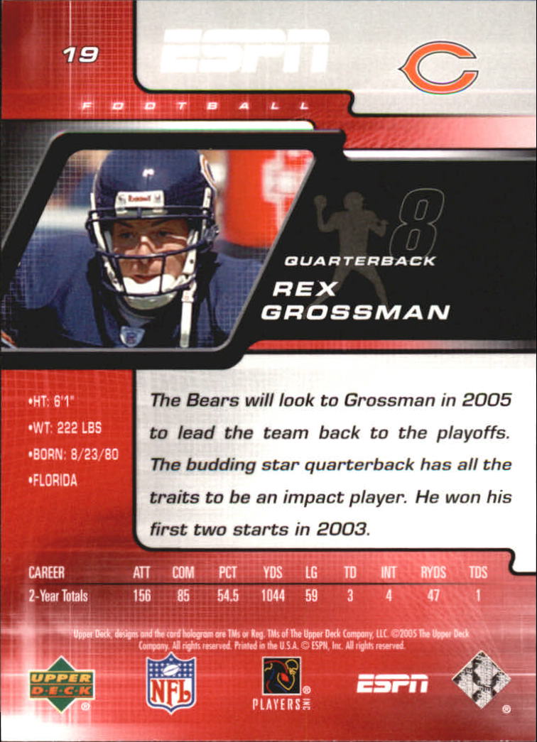 A8528- Upper Deck ESPN Football #s 1-156 +Inserts -You Pick- 15+ FREE US SHIP - Picture 33 of 221