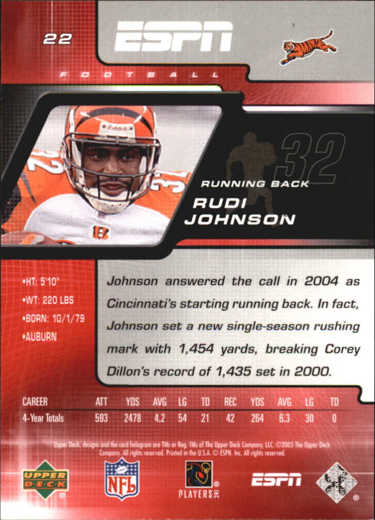 A8528- Upper Deck ESPN Football #s 1-156 +Inserts -You Pick- 15+ FREE US SHIP - Picture 39 of 221