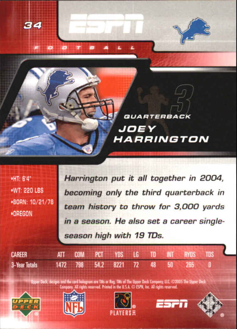 A8528- Upper Deck ESPN Football #s 1-156 +Inserts -You Pick- 15+ FREE US SHIP - Picture 59 of 221