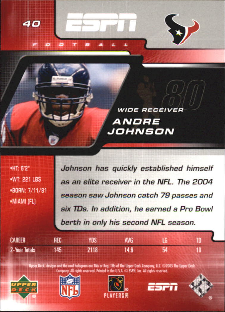 A8528- Upper Deck ESPN Football #s 1-156 +Inserts -You Pick- 15+ FREE US SHIP - Picture 69 of 221