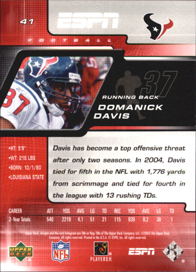 A8528- Upper Deck ESPN Football #s 1-156 +Inserts -You Pick- 15+ FREE US SHIP - Picture 71 of 221