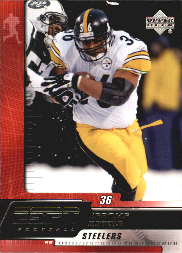 Jerome Bettis #78 Prices, 2005 Upper Deck ESPN