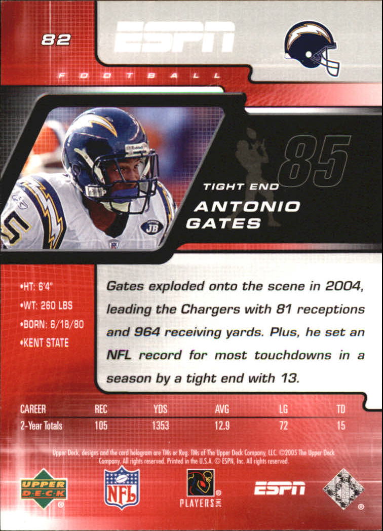 A8528- Upper Deck ESPN Football #s 1-156 +Inserts -You Pick- 15+ FREE US SHIP - Picture 143 of 221