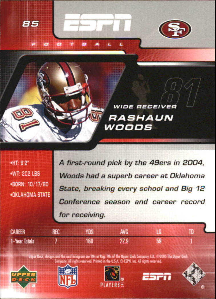 A8528- Upper Deck ESPN Football #s 1-156 +Inserts -You Pick- 15+ FREE US SHIP - Picture 149 of 221