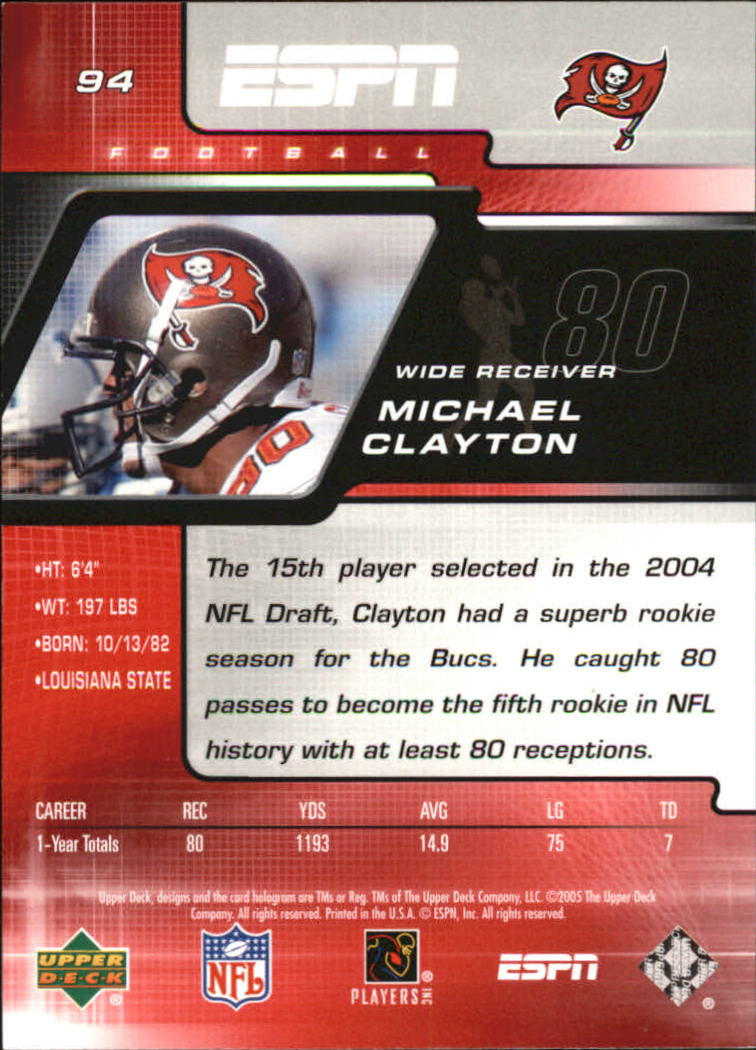 A8528- Upper Deck ESPN Football #s 1-156 +Inserts -You Pick- 15+ FREE US SHIP - Picture 167 of 221