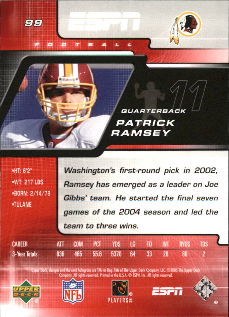A8528- Upper Deck ESPN Football #s 1-156 +Inserts -You Pick- 15+ FREE US SHIP - Picture 177 of 221