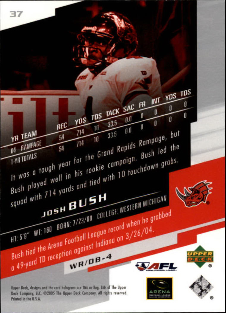 2005 AFL Arena Football League (Upper Deck) "Main Set" Cards - Picture 31 of 73