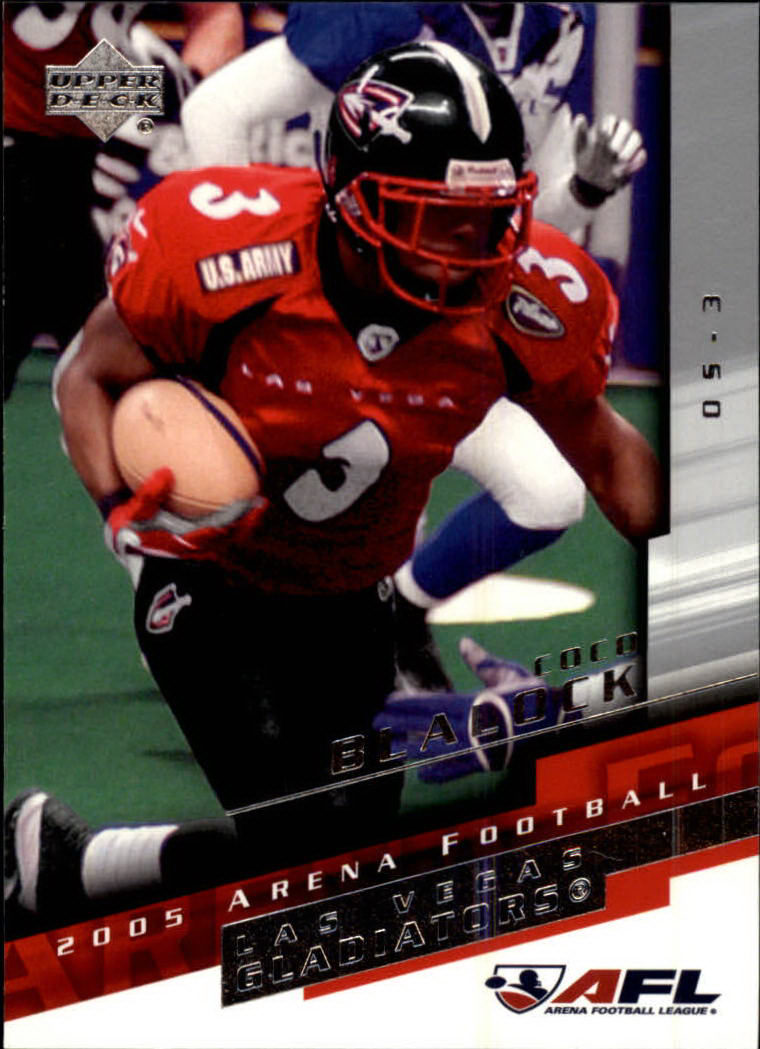 2005 AFL Arena Football League (Upper Deck) "Main Set" Cards - Picture 38 of 73