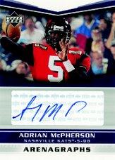 2005 Upper Deck AFL Arenagraphs #AMA Adrian McPherson