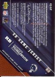 2005 Upper Deck Game Jerseys #LT LaDainian Tomlinson back image
