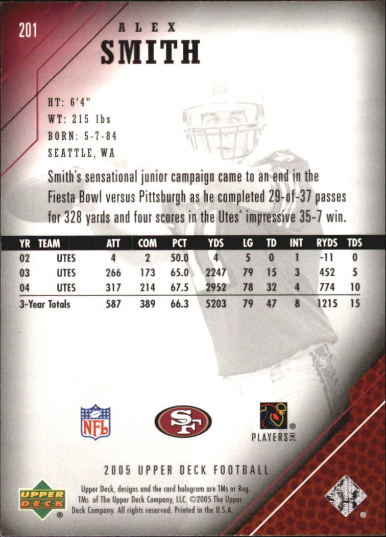 A7314- 2005 Upper Deck Football 201-275 +Inserts -You Pick- 15+ FREE US SHIP - Picture 175 of 178