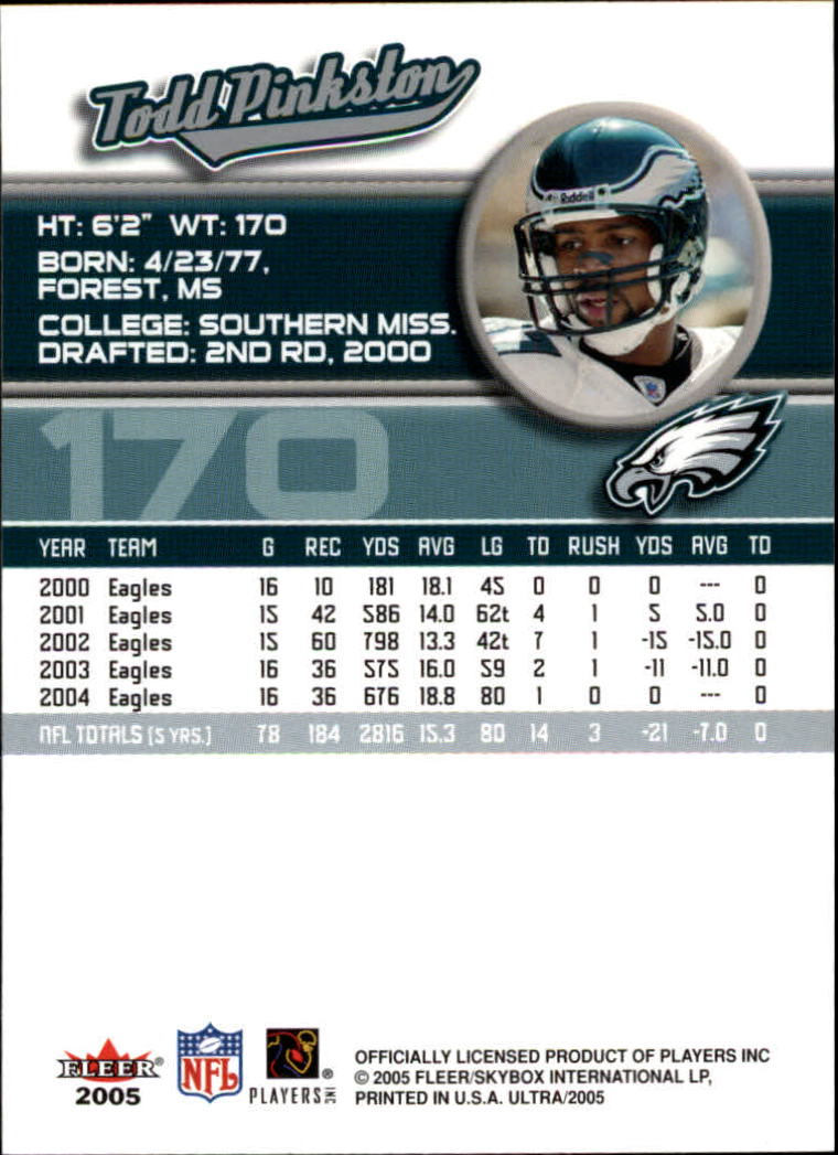 Todd Pinkston # 87 Philadelphia Eagles WR College:Southern Miss  Philadelphia  eagles football, Eagles football, Philadelphia eagles