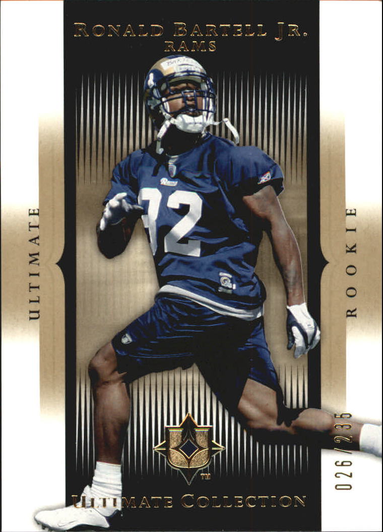 Tarjetas "conjunto principal" de fútbol americano Ultimate Collection 2005 (mazo superior) #2 a #289 - Imagen 210 de 301