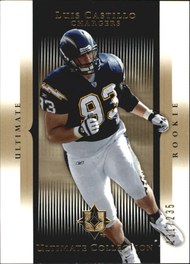 Tarjetas "conjunto principal" de fútbol americano Ultimate Collection 2005 (mazo superior) #2 a #289 - Imagen 212 de 301