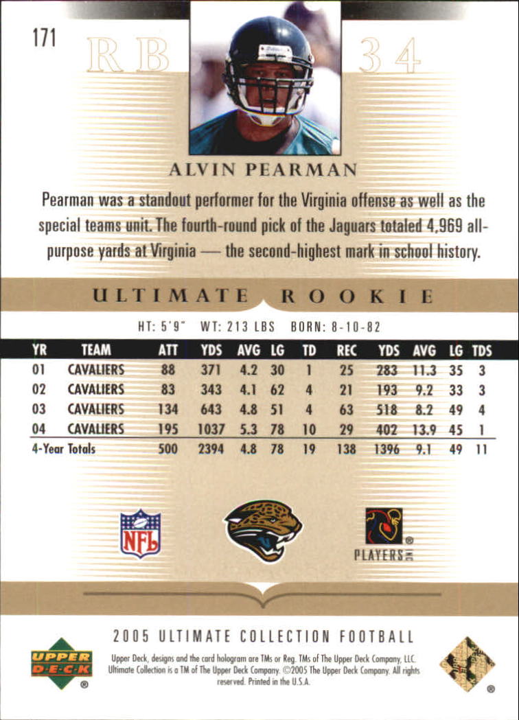 Tarjetas "conjunto principal" de fútbol americano Ultimate Collection 2005 (mazo superior) #2 a #289 - Imagen 227 de 301