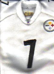 2005 UD Mini Jersey Collection Replica Jerseys White #BR Ben Roethlisberger