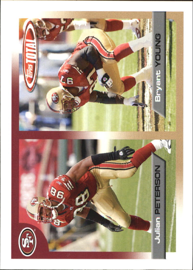 2005 Topps Total #61 Julian Peterson/Bryant Young