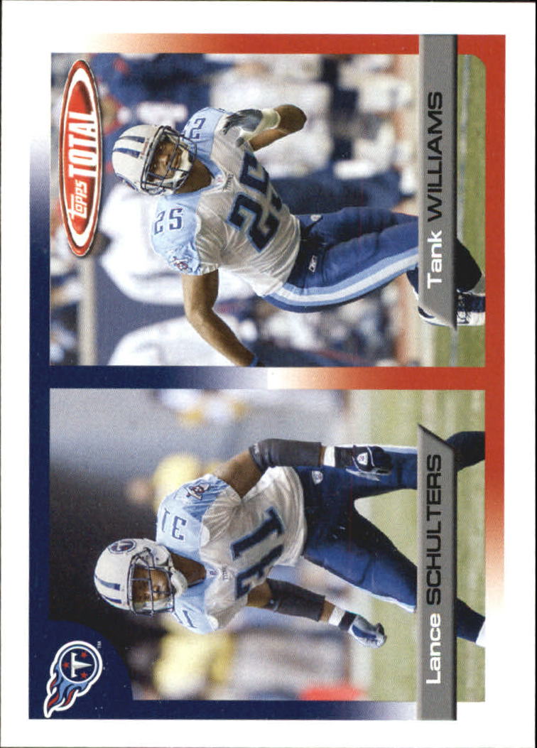 2005 Topps Total #71 Lance Schulters/Tank Williams