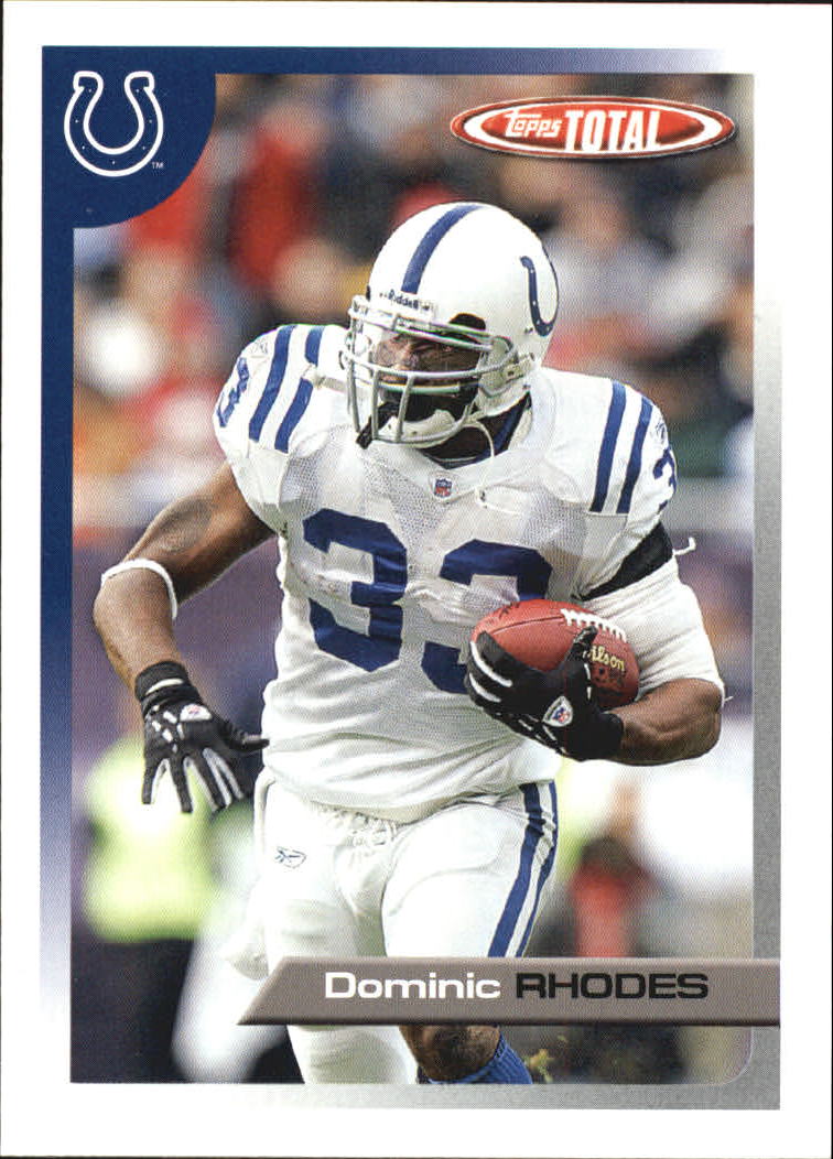 2005 Topps Total #82 Dominic Rhodes