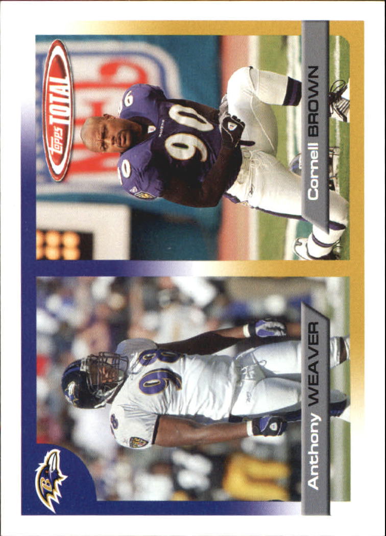 2005 Topps Total #102 Cornell Brown RC/Anthony Weaver