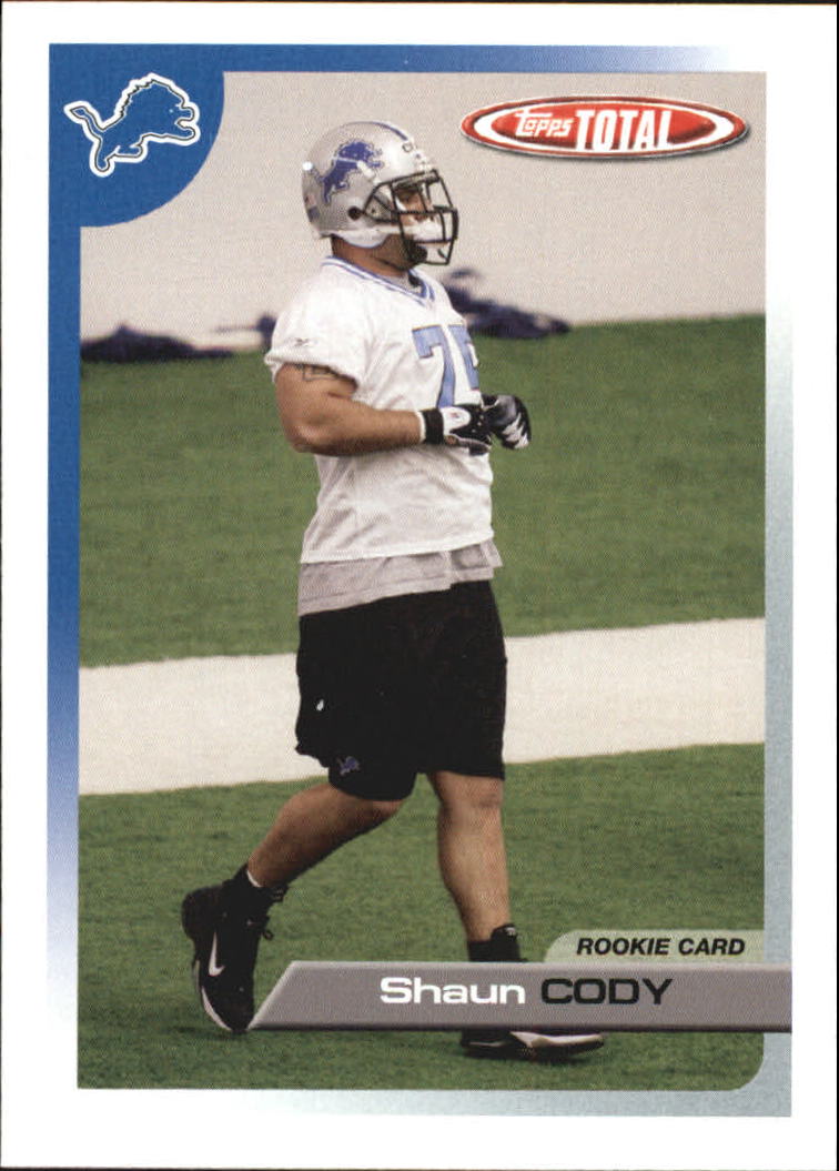 2005 Topps Total #447 Shaun Cody RC