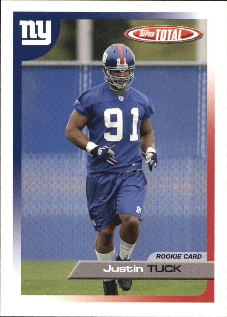 2005 Topps Total #460 Justin Tuck RC
