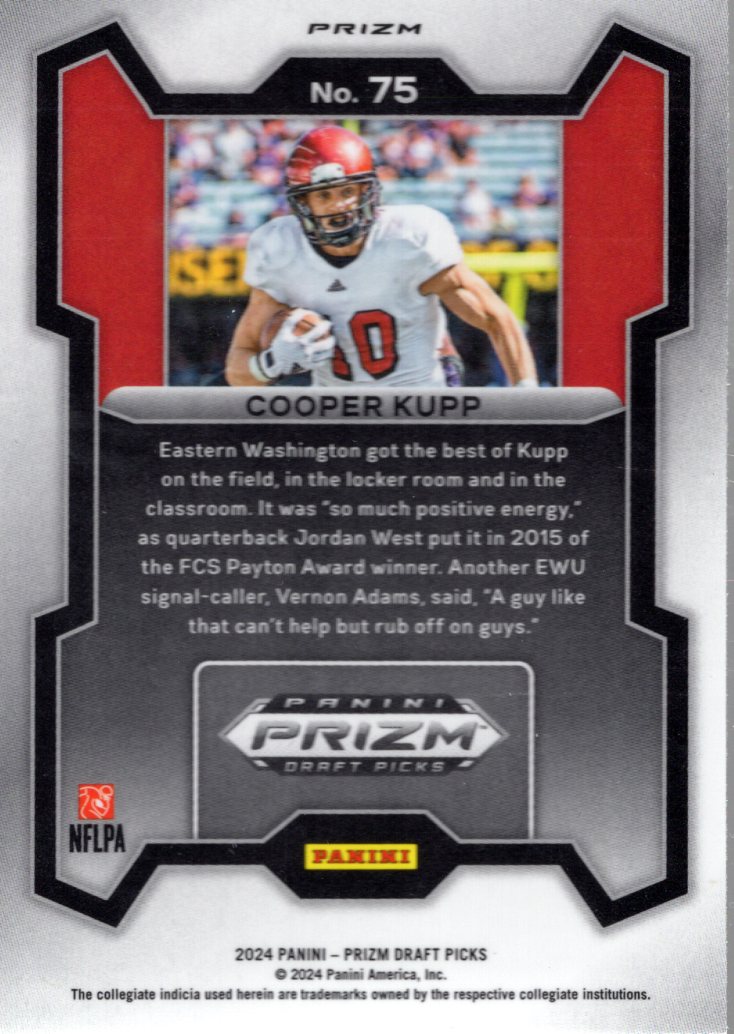 2024 Panini Prizm Draft Picks Prizms Silver #75 Cooper Kupp