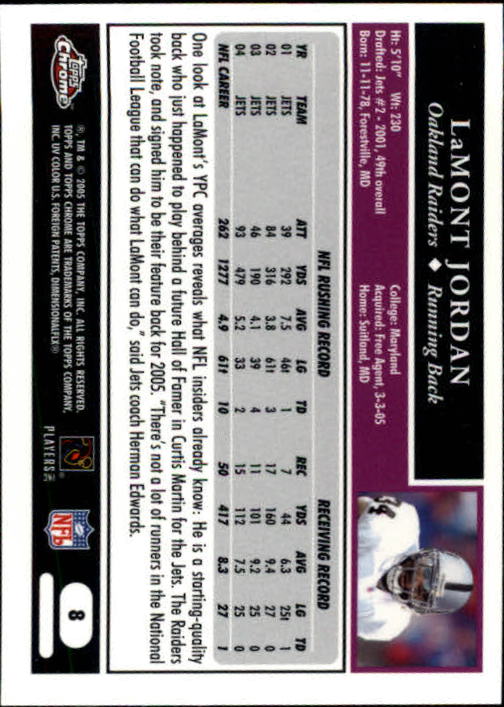 A0889- 2005 Topps Chrome FB Cards 1-200 +Rookies -You Pick- 15+ FREE US SHIP - Picture 15 of 379