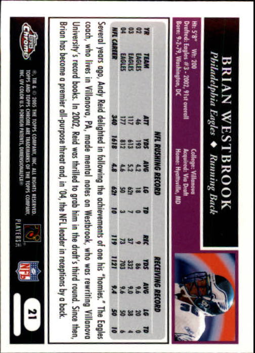 A0889- 2005 Topps Chrome FB Cards 1-200 +Rookies -You Pick- 15+ FREE US SHIP - Picture 41 of 379