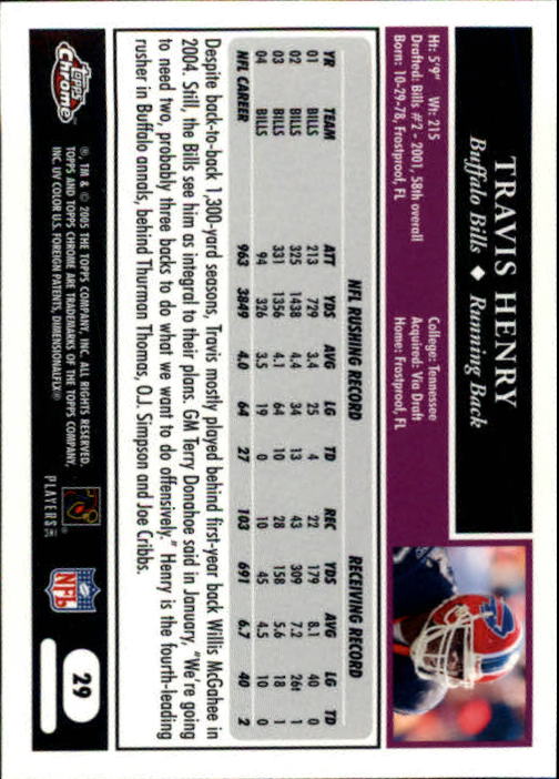 A0889- 2005 Topps Chrome FB Cards 1-200 +Rookies -You Pick- 15+ FREE US SHIP - Picture 57 of 379