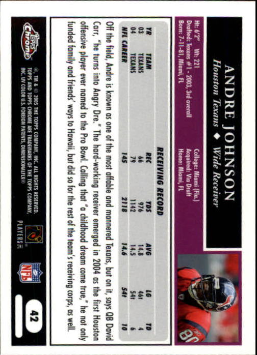 A0889- 2005 Topps Chrome FB Cards 1-200 +Rookies -You Pick- 15+ FREE US SHIP - Picture 83 of 379