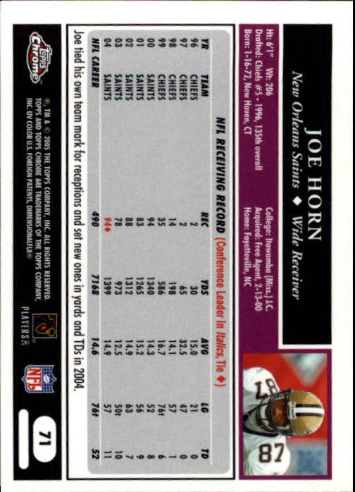 A0889- 2005 Topps Chrome FB Cards 1-200 +Rookies -You Pick- 15+ FREE US SHIP - Picture 141 of 379