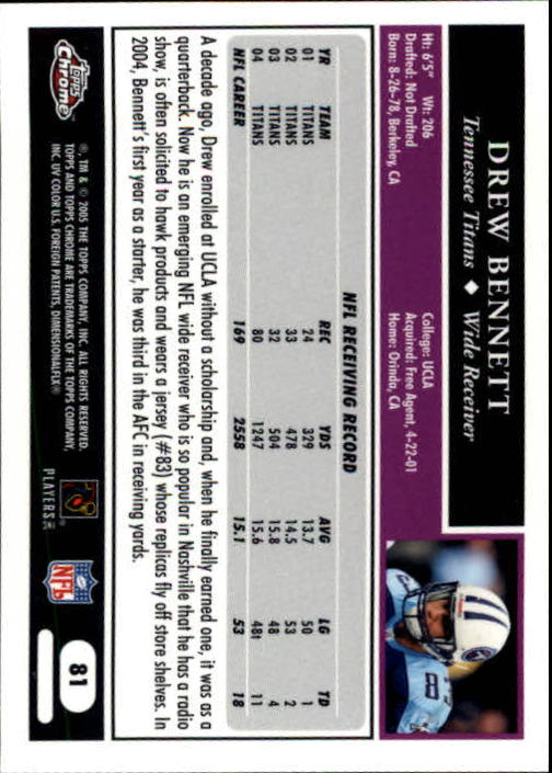 A0889- 2005 Topps Chrome FB Cards 1-200 +Rookies -You Pick- 15+ FREE US SHIP - Picture 161 of 379