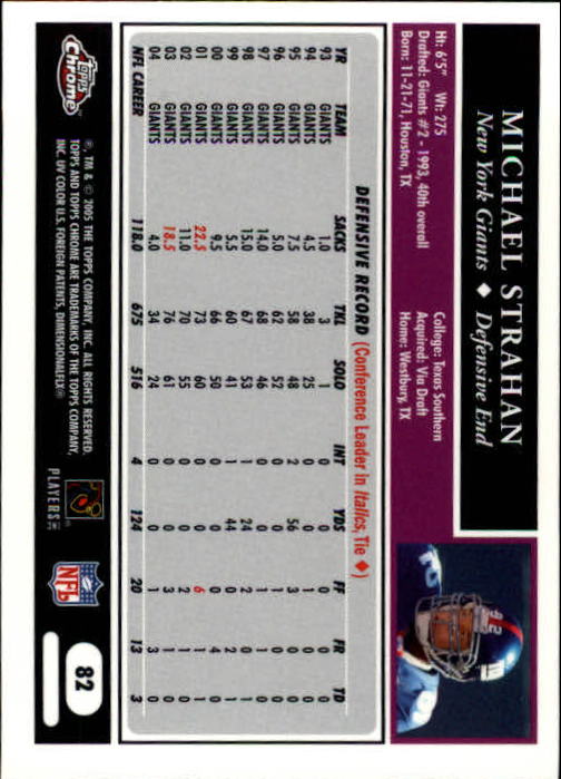 A0889- 2005 Topps Chrome FB Cards 1-200 +Rookies -You Pick- 15+ FREE US SHIP - Picture 163 of 379