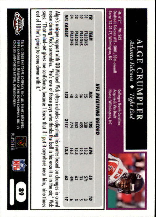 A0889- 2005 Topps Chrome FB Cards 1-200 +Rookies -You Pick- 15+ FREE US SHIP - Picture 177 of 379