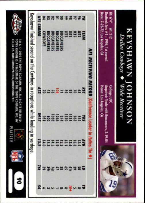 A0889- 2005 Topps Chrome FB Cards 1-200 +Rookies -You Pick- 15+ FREE US SHIP - Picture 179 of 379