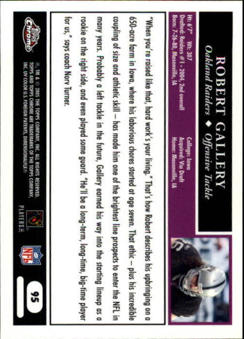 A0889- 2005 Topps Chrome FB Cards 1-200 +Rookies -You Pick- 15+ FREE US SHIP - Picture 189 of 379