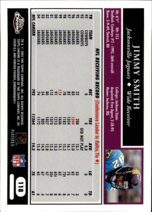 A0889- 2005 Topps Chrome FB Cards 1-200 +Rookies -You Pick- 15+ FREE US SHIP - Picture 237 of 379