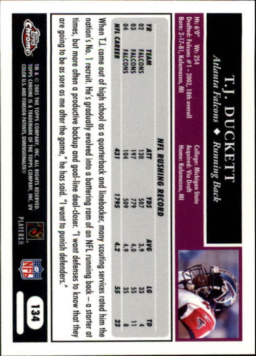 A0889- 2005 Topps Chrome FB Cards 1-200 +Rookies -You Pick- 15+ FREE US SHIP - Picture 269 of 379