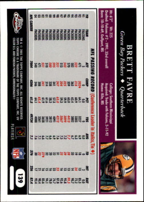 A0889- 2005 Topps Chrome FB Cards 1-200 +Rookies -You Pick- 15+ FREE US SHIP - Picture 279 of 379