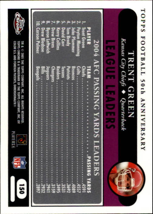 A0889- 2005 Topps Chrome FB Cards 1-200 +Rookies -You Pick- 15+ FREE US SHIP - Picture 301 of 379