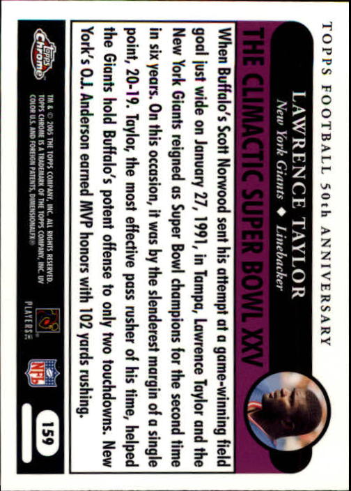 A0889- 2005 Topps Chrome FB Cards 1-200 +Rookies -You Pick- 15+ FREE US SHIP - Picture 317 of 379