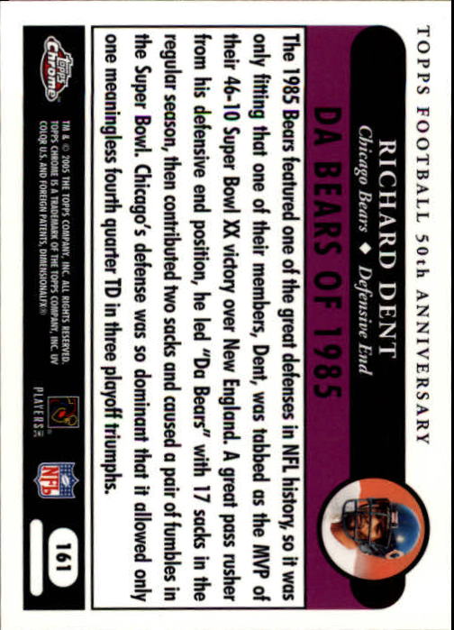 A0889- 2005 Topps Chrome FB Cards 1-200 +Rookies -You Pick- 15+ FREE US SHIP - Picture 321 of 379