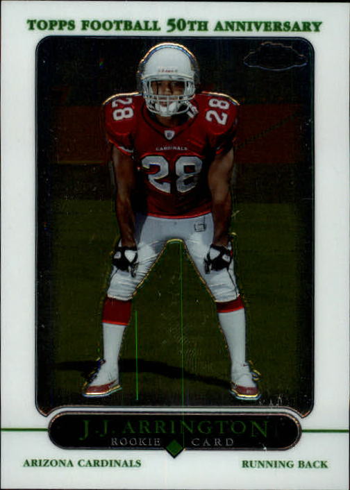 2005 Topps Chrome #166 J.J. Arrington RC